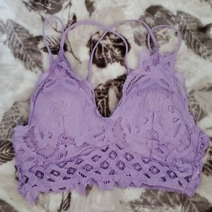 Padded lace bralette